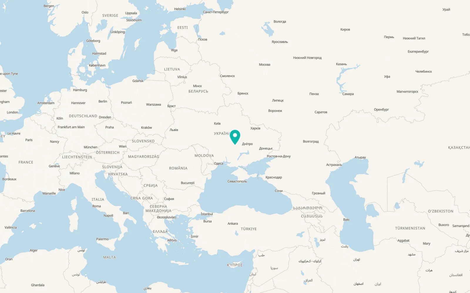 Map of Bashtyne