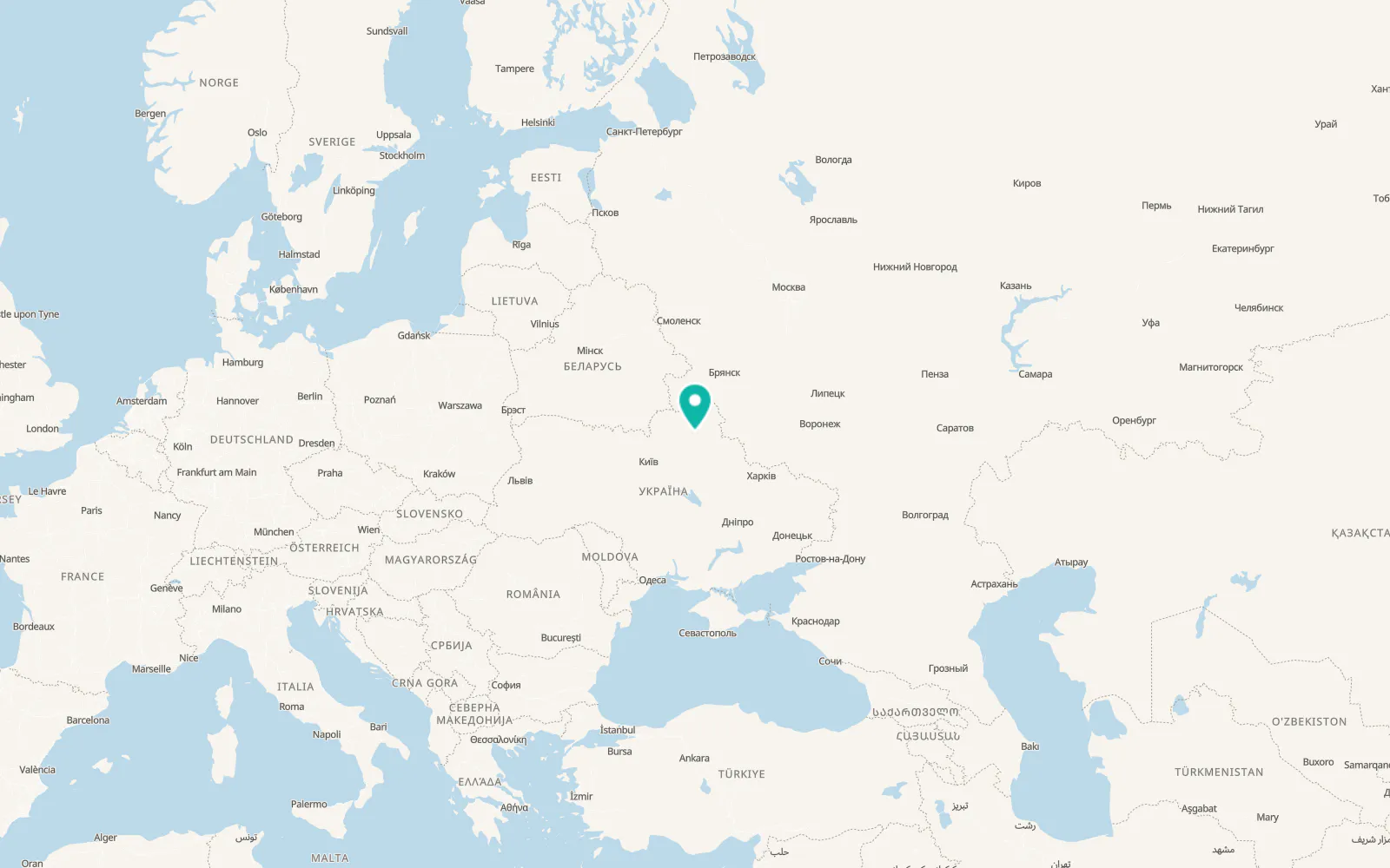 Map of Baturyn