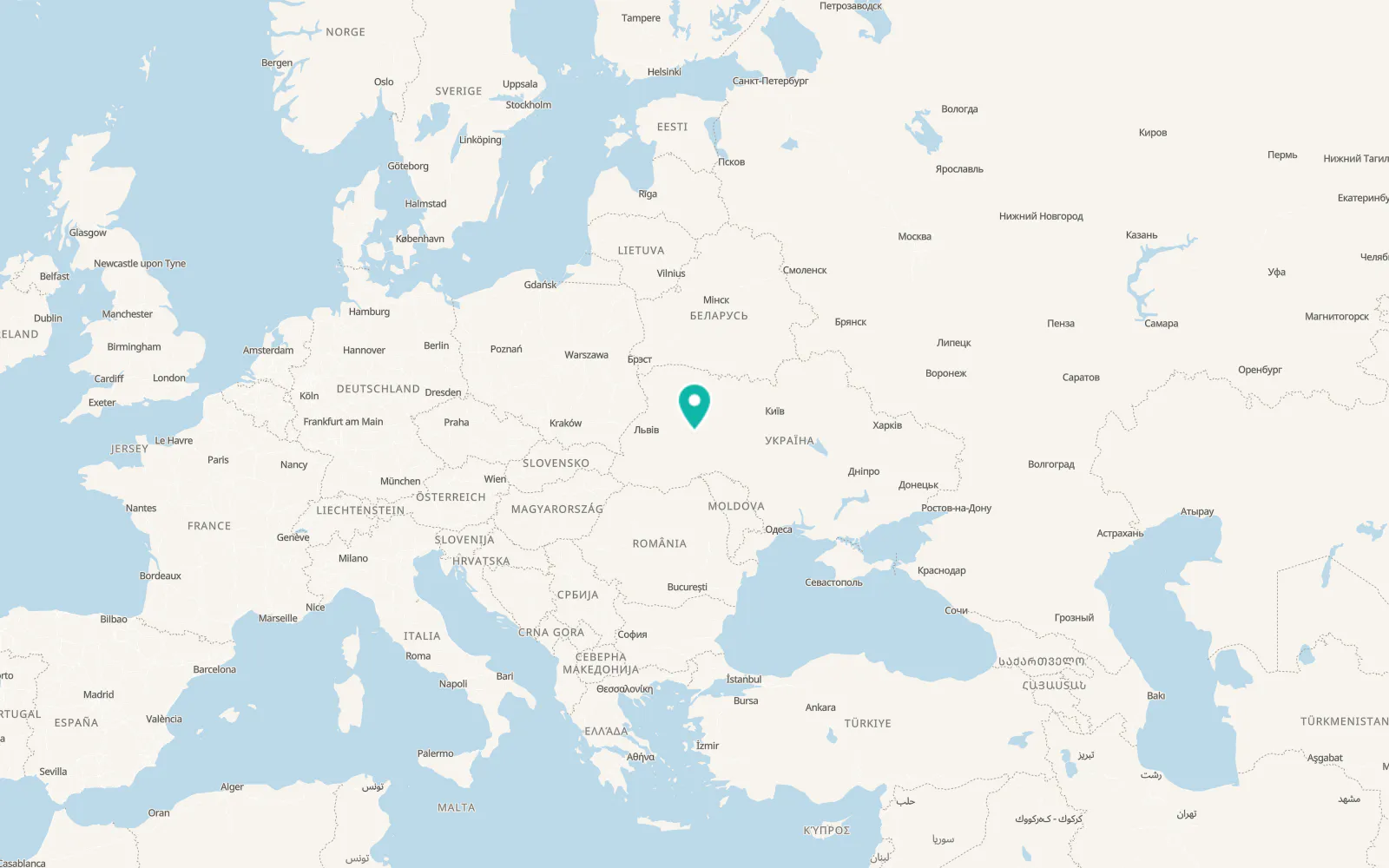Map of Bazaliya
