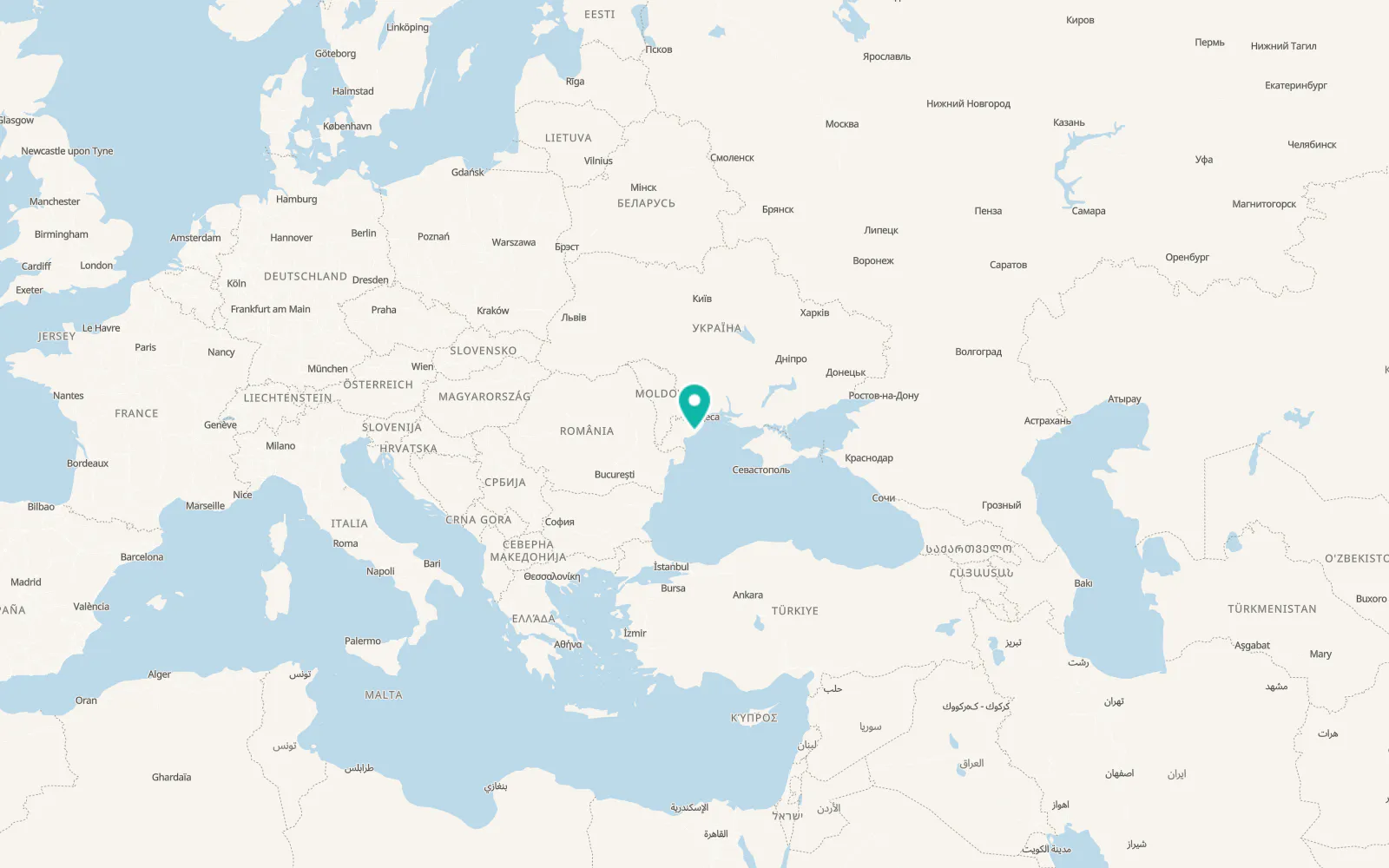 Map of Bazaryanka