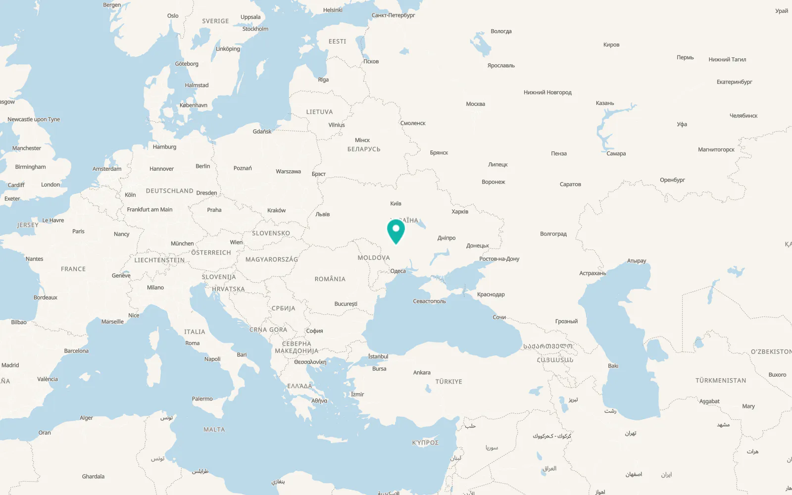 Map of Berizky