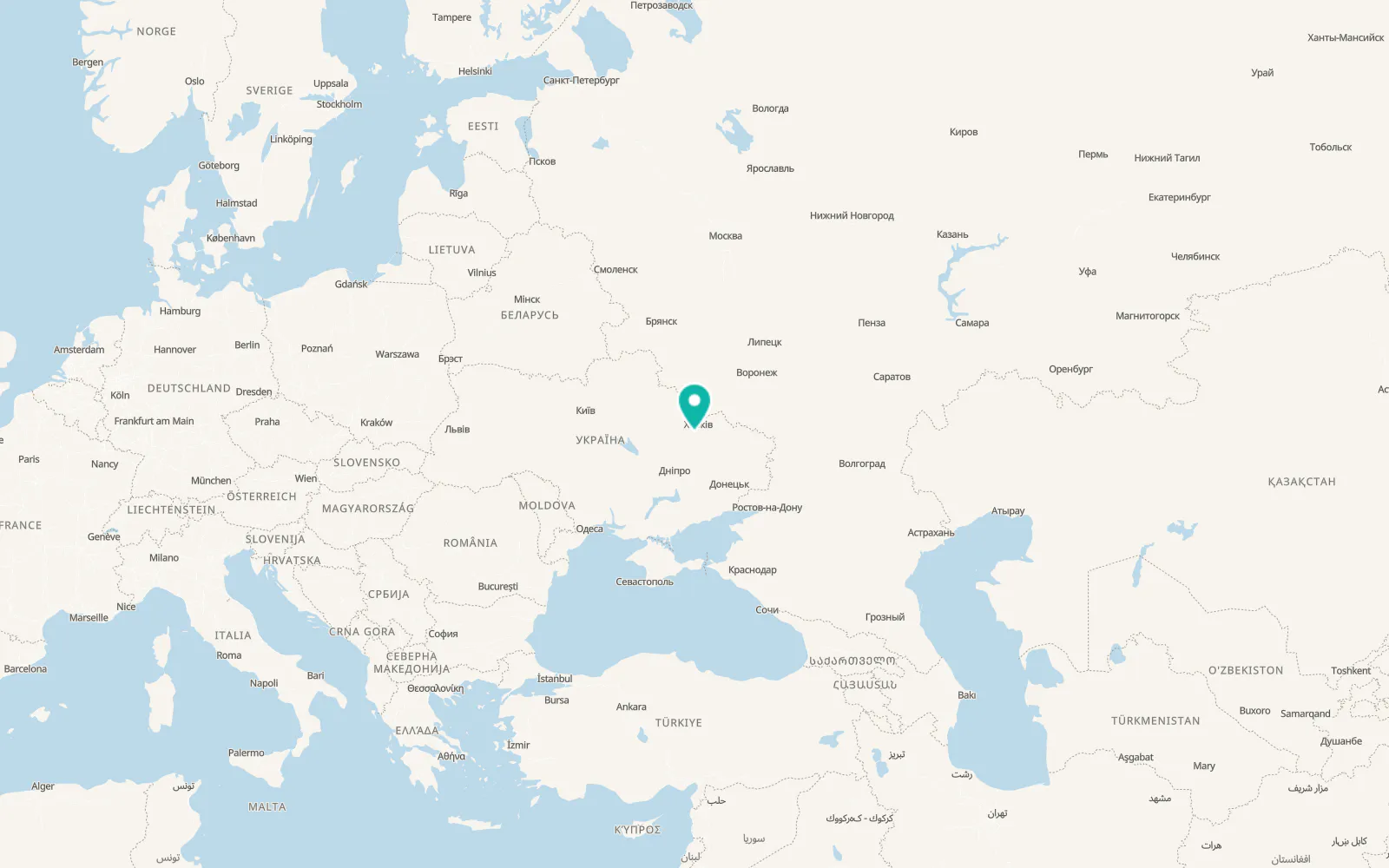 Map of Birky