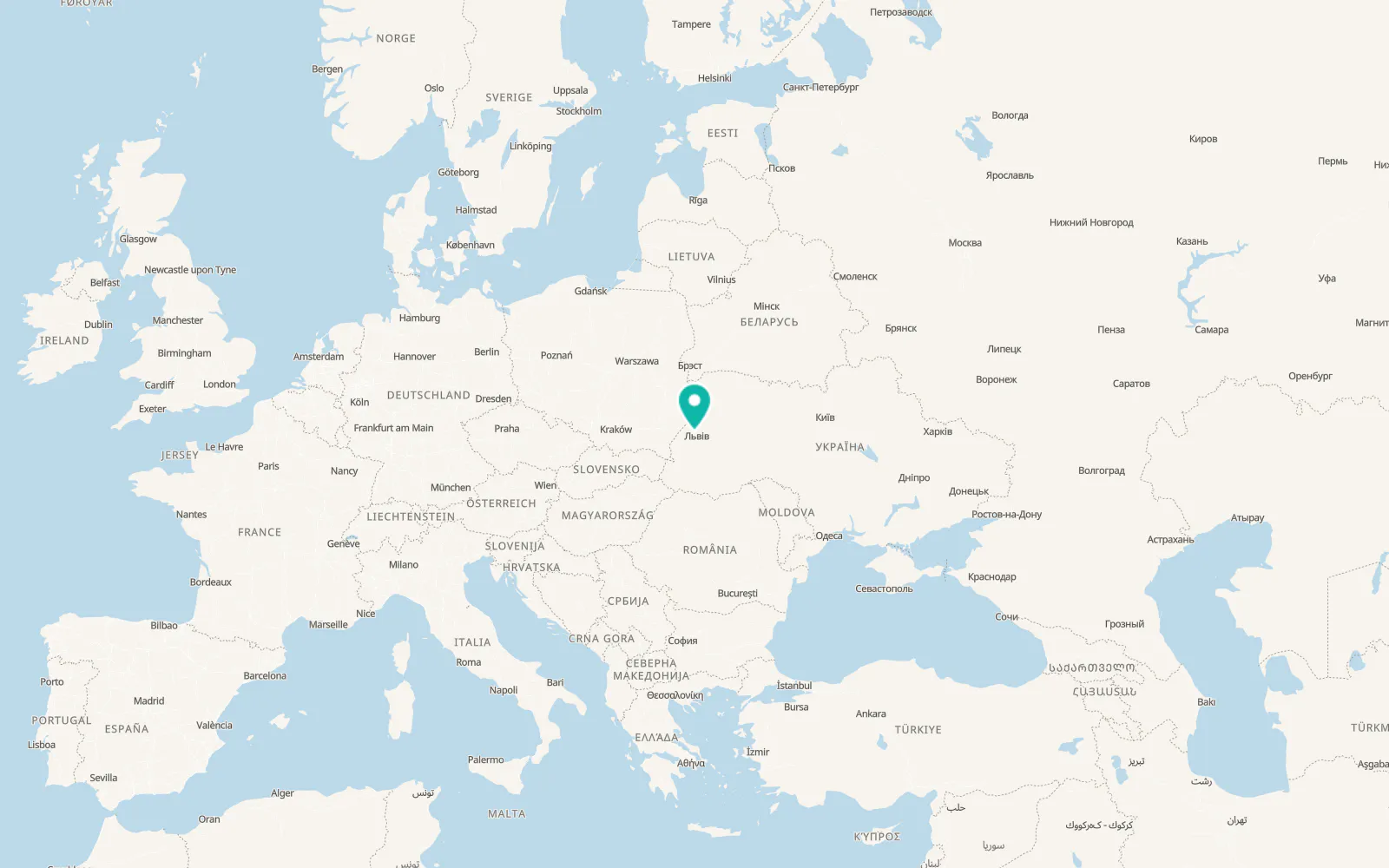 Map of Birky