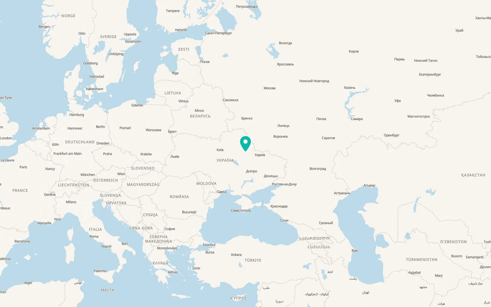 Map of Birky