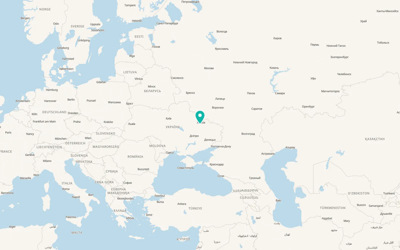 Map of Birky