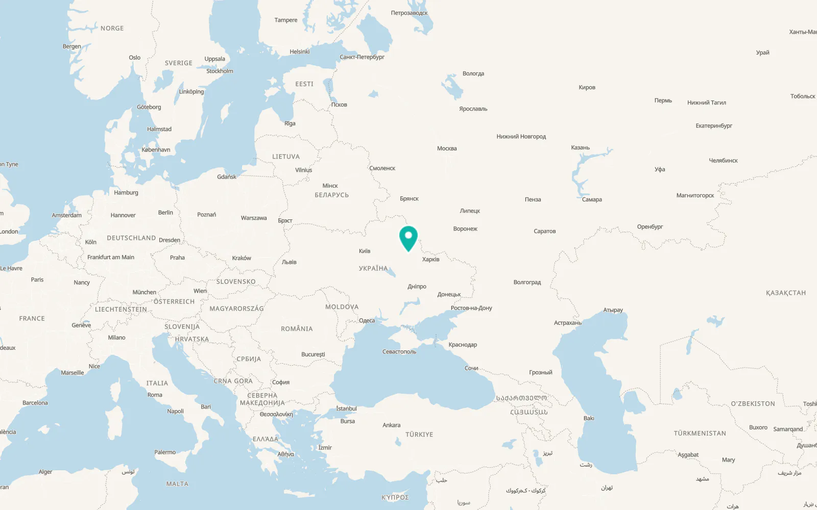 Map of Bobrivnyk