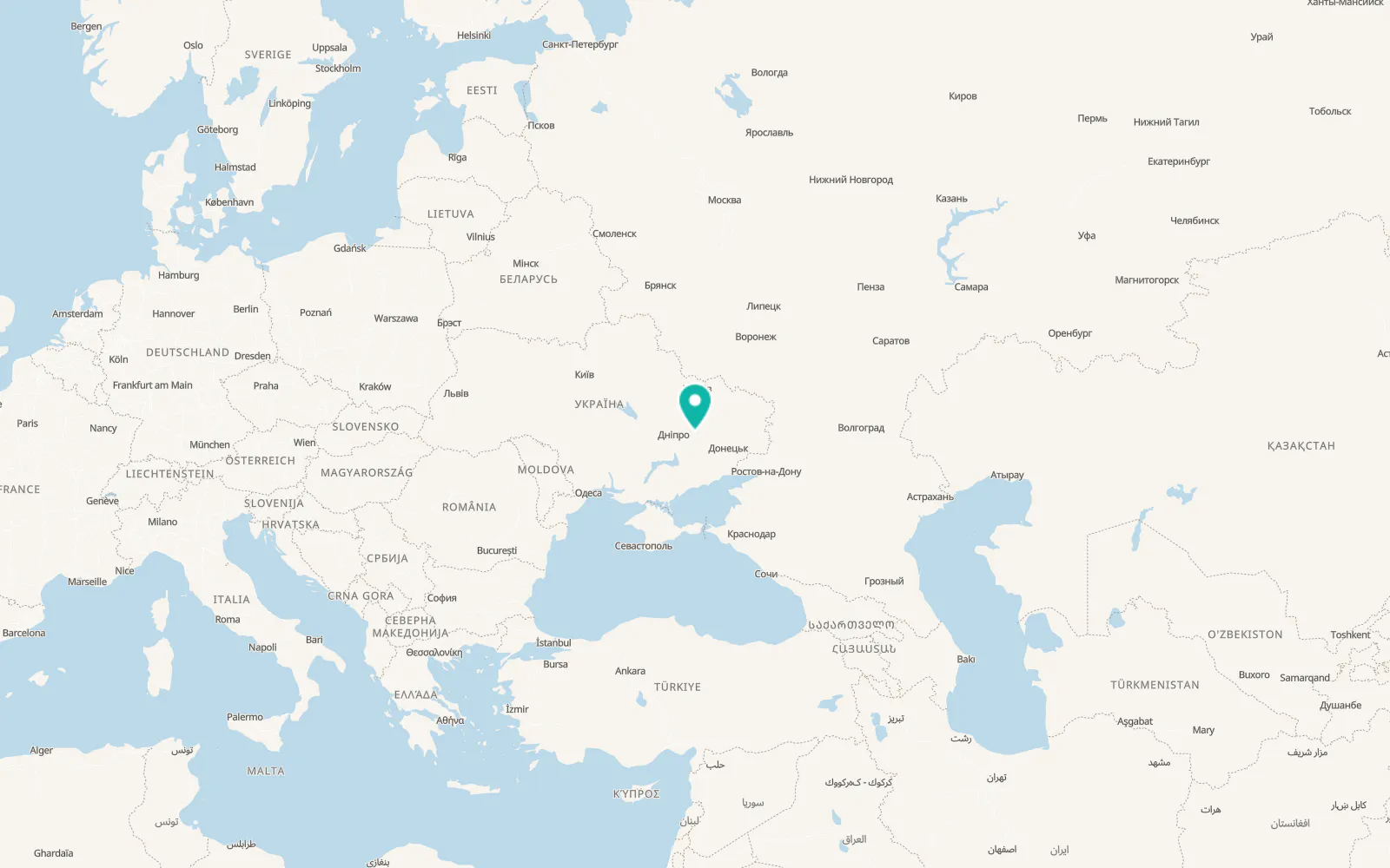 Map of Bohdanivka