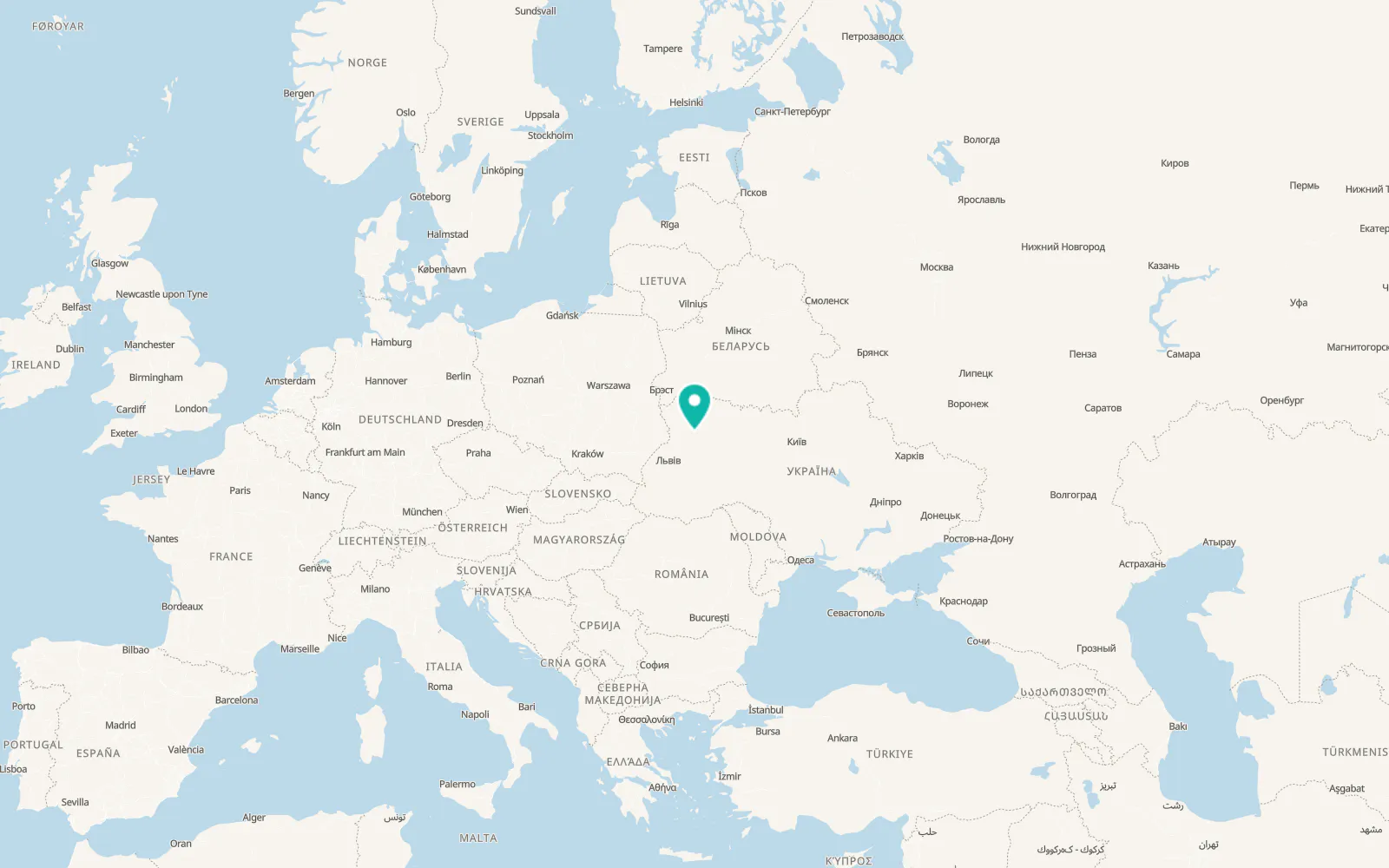Map of Boratyn