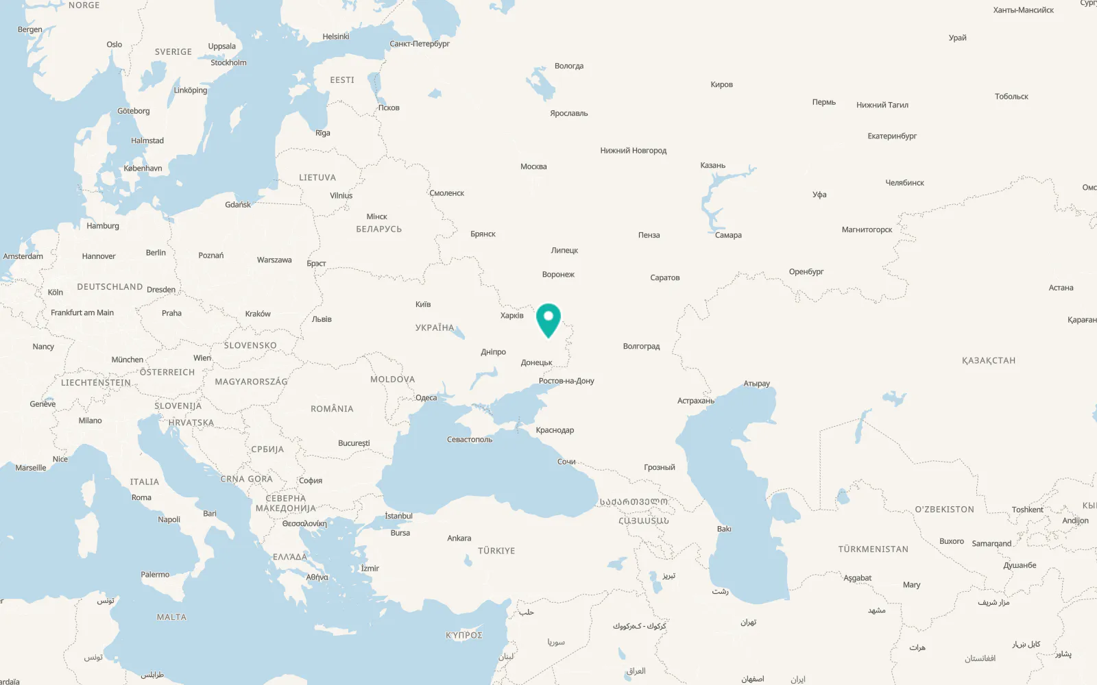 Map of Borivske