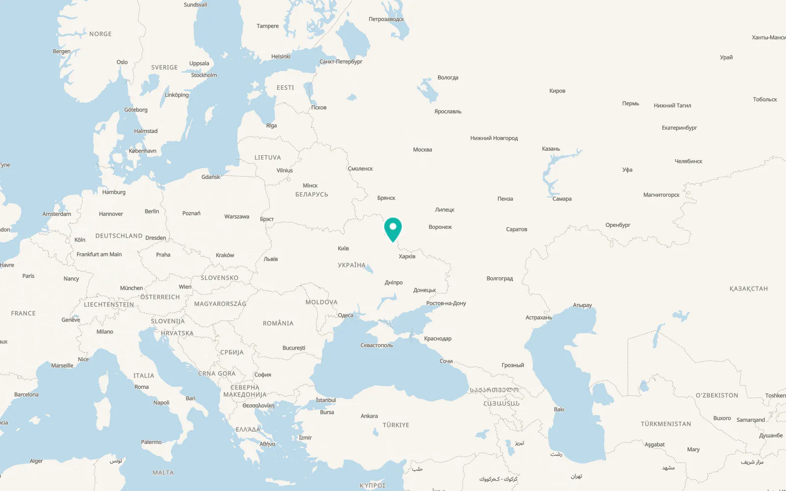 Map of Boromlia