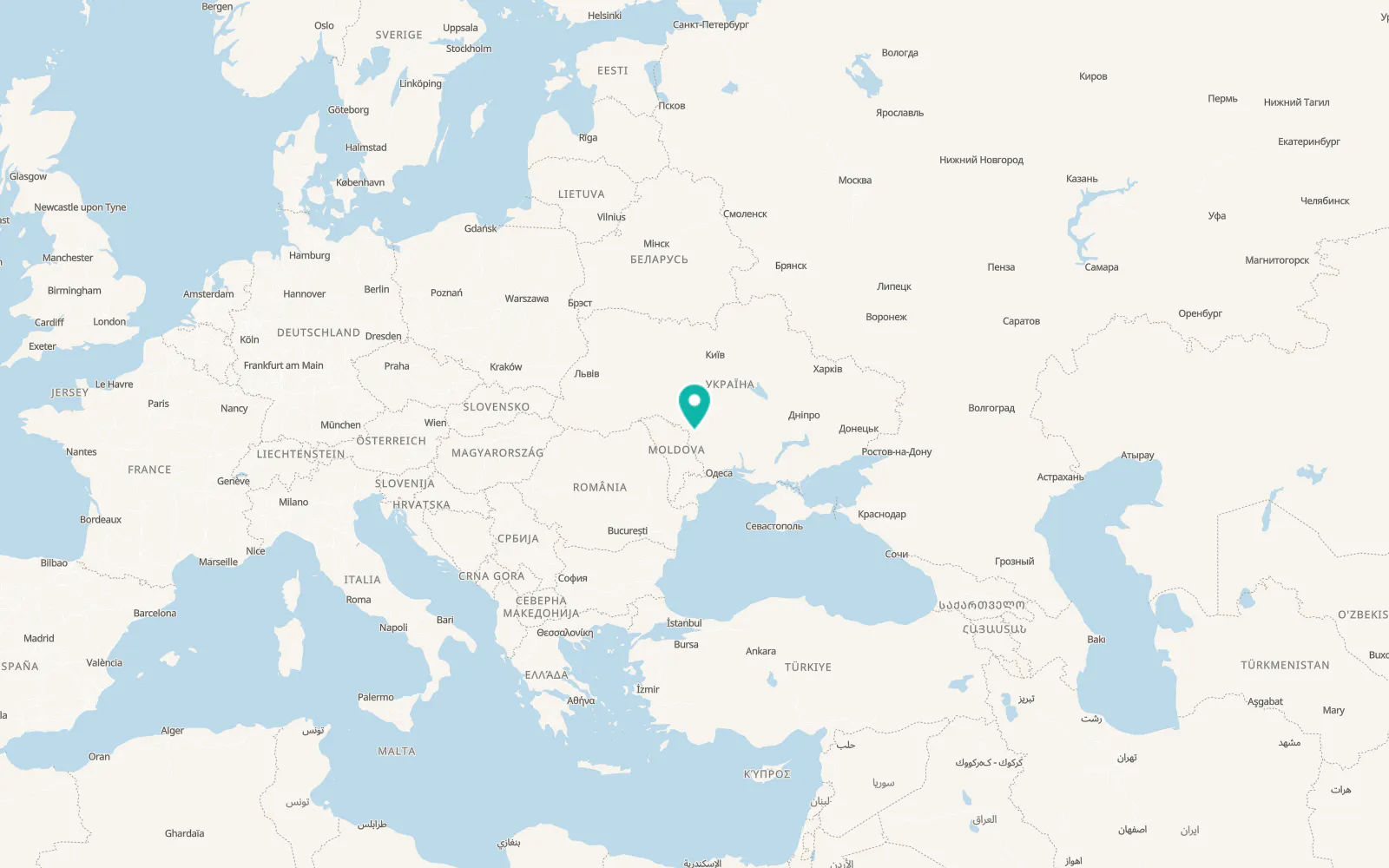 Map of Borshchi
