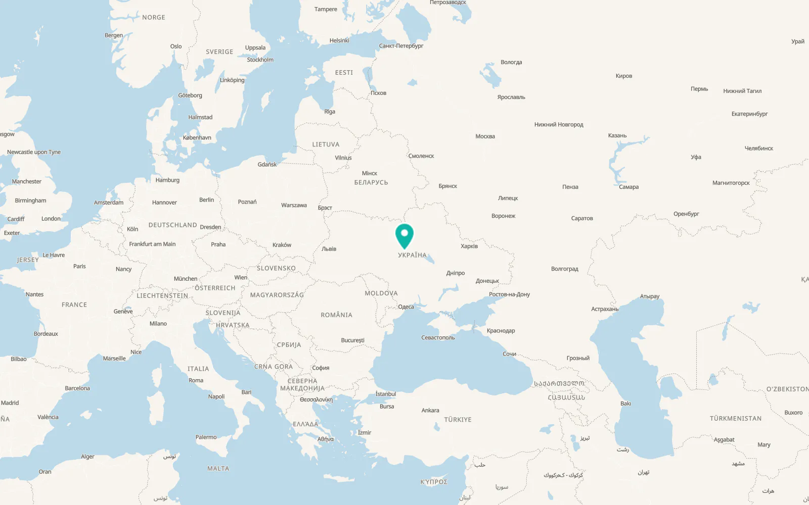 Map of Busheve