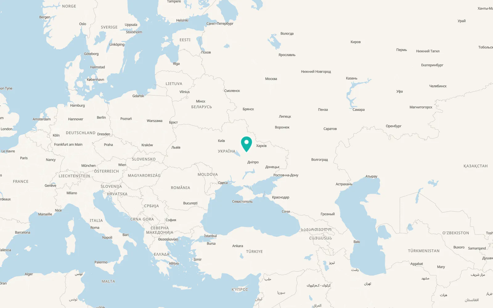 Map of Butenky