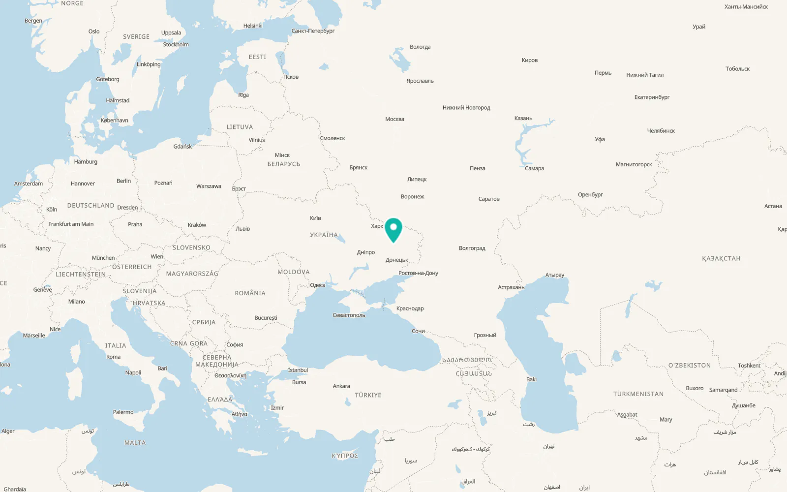 Map of Bylbasivka
