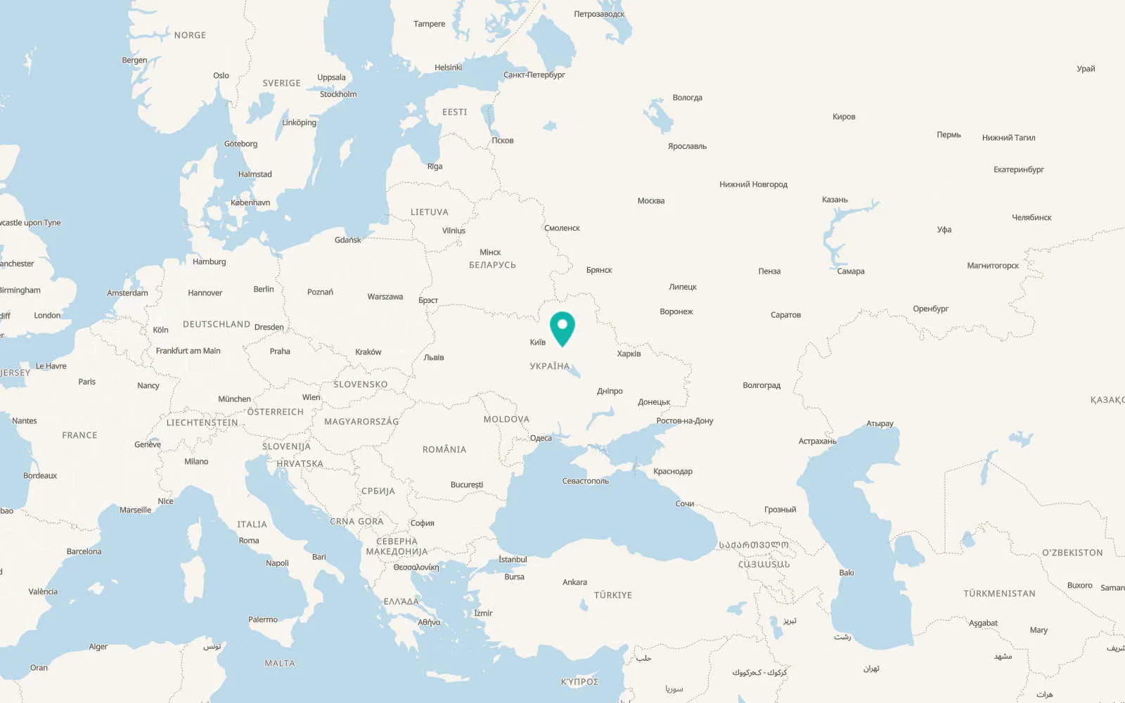 Map of Byrlivka