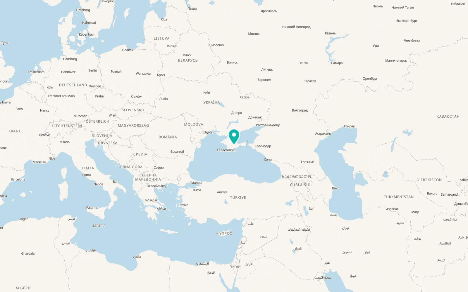 Map of Chernopolye