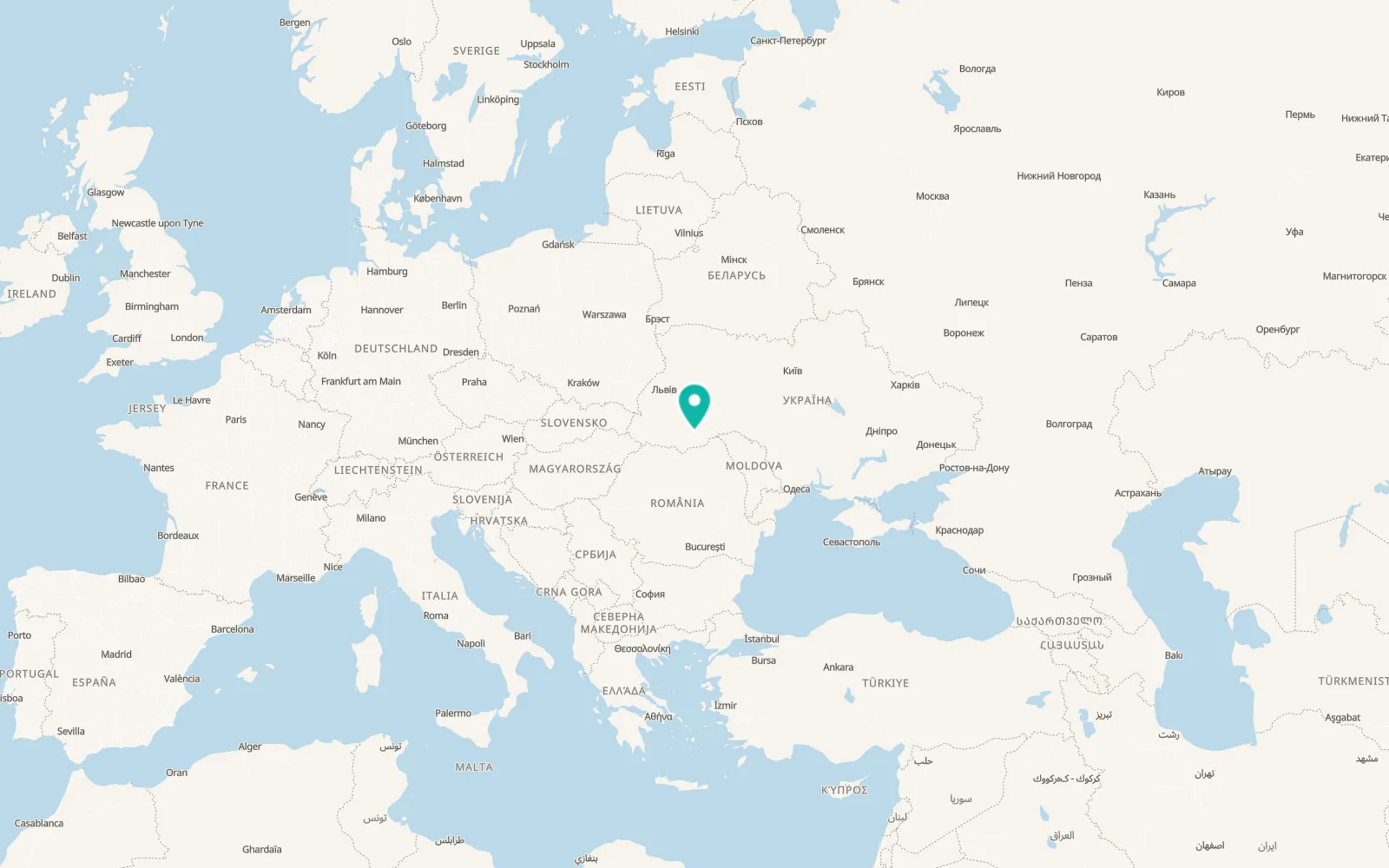 Map of Chortoryya