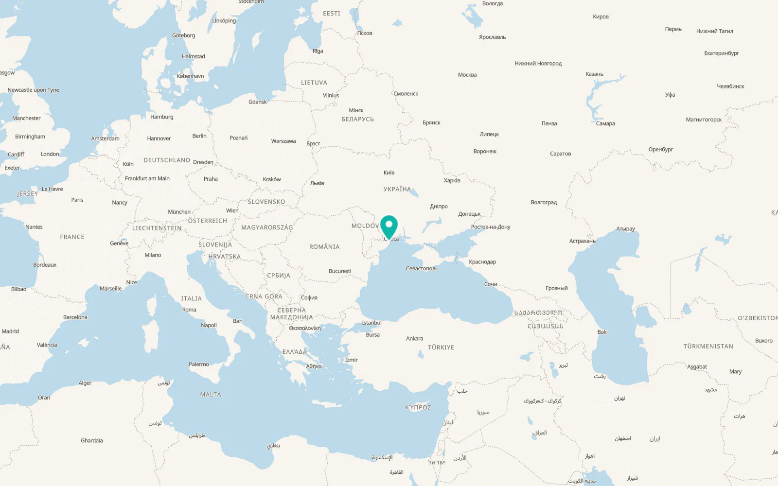 Map of Dalnyk
