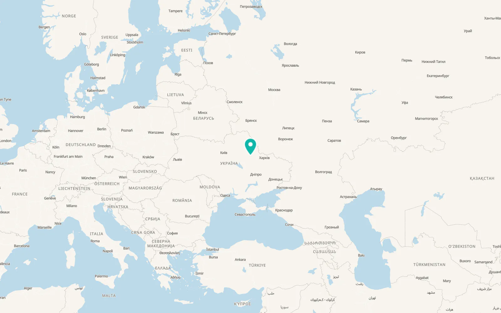 Map of Deikalivka