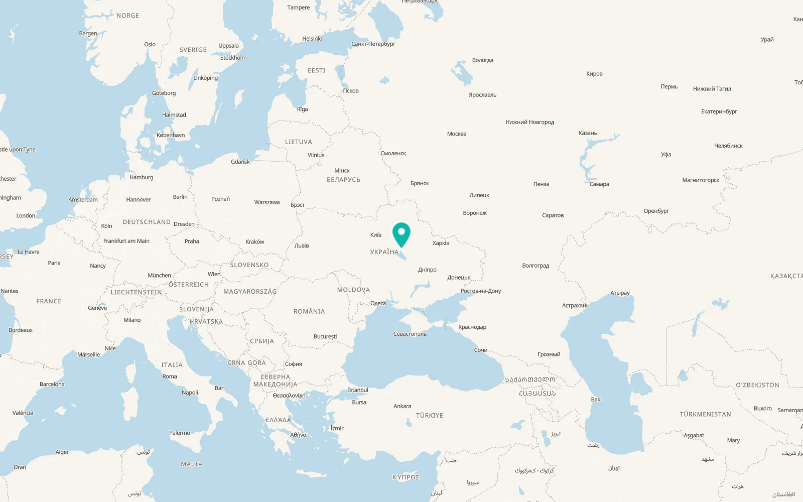Map of Demianivka
