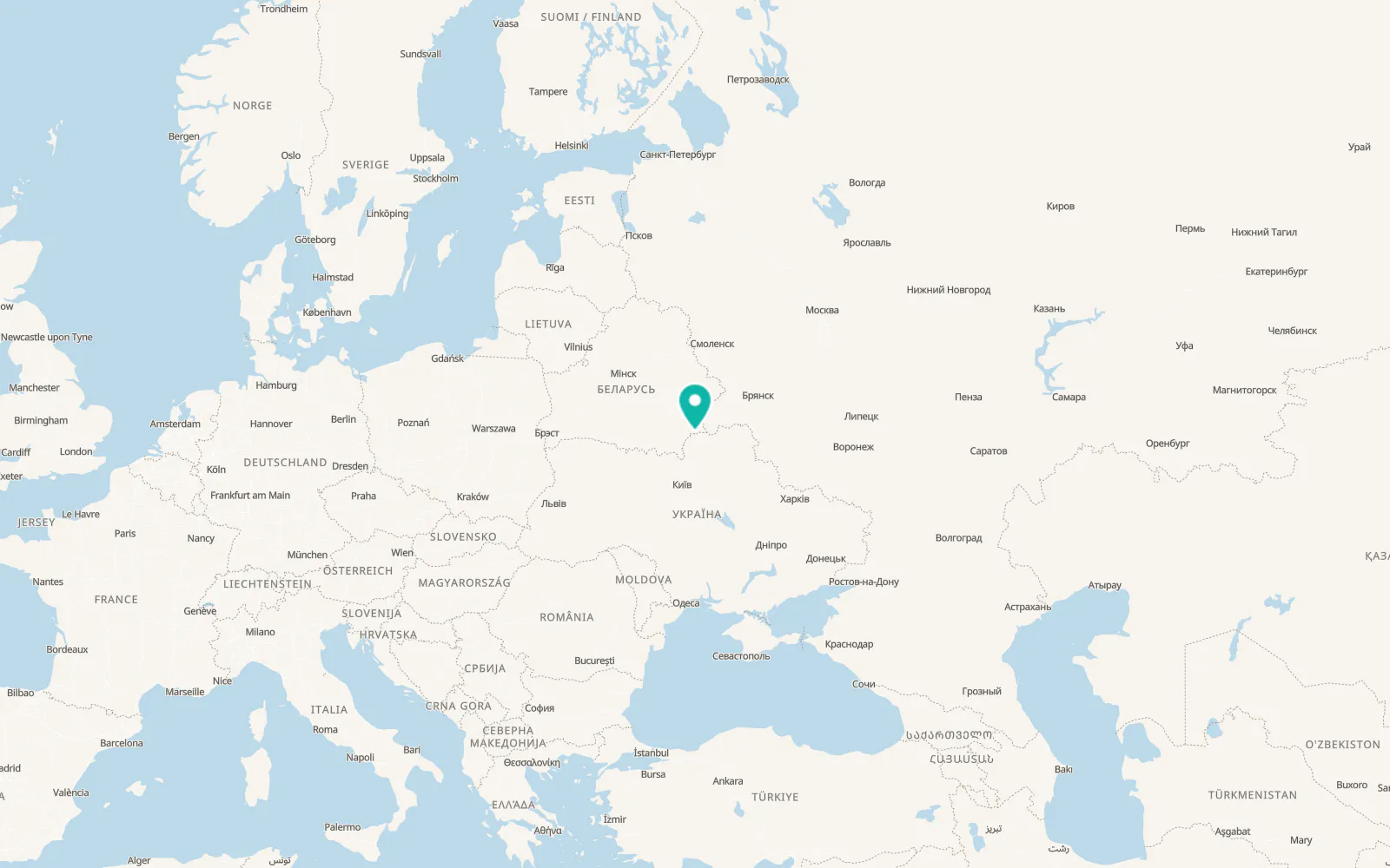 Map of Dobrianka