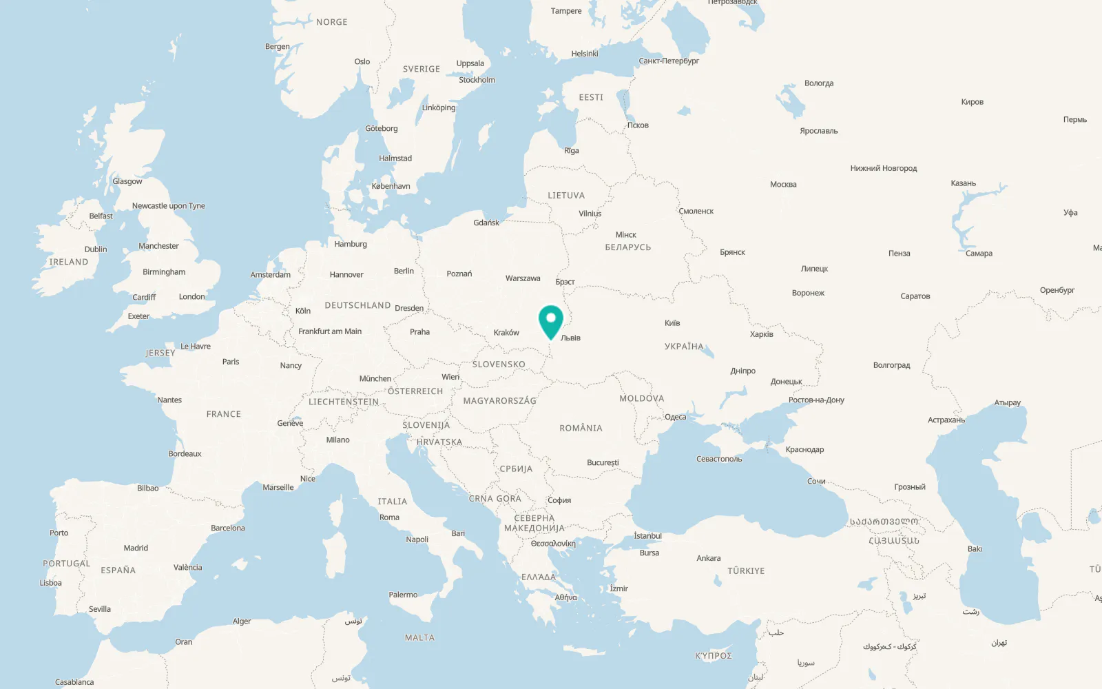 Map of Dobromyl
