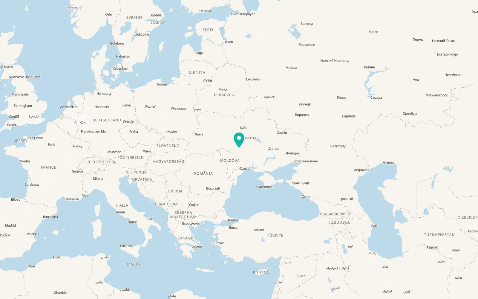 Map of Dolynivka