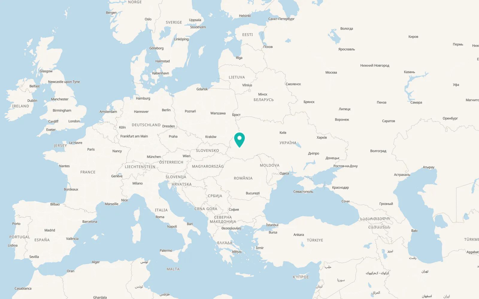 Map of Duba