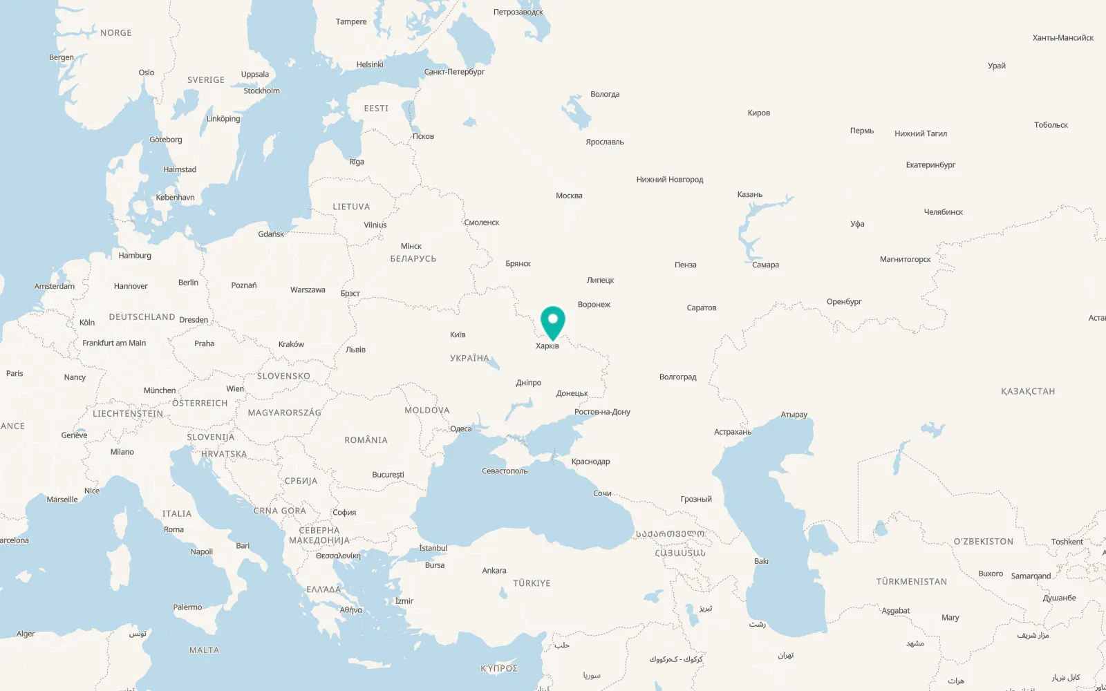 Map of Elitne