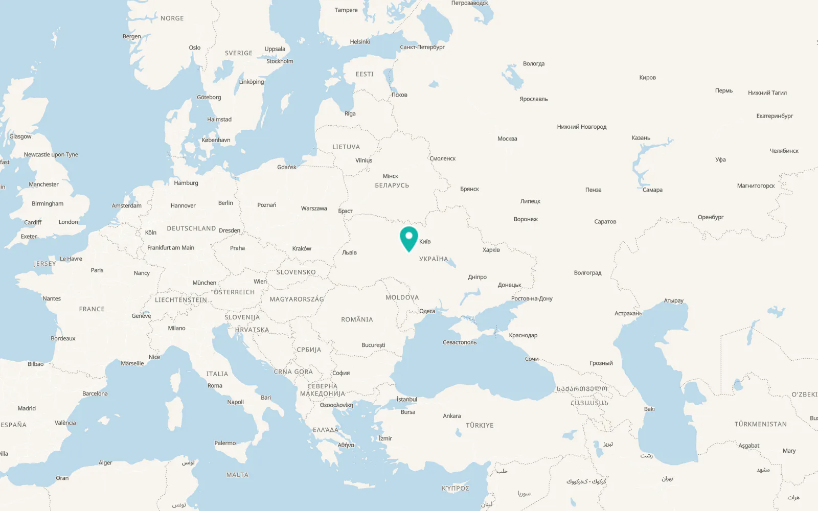 Map of Golubivka