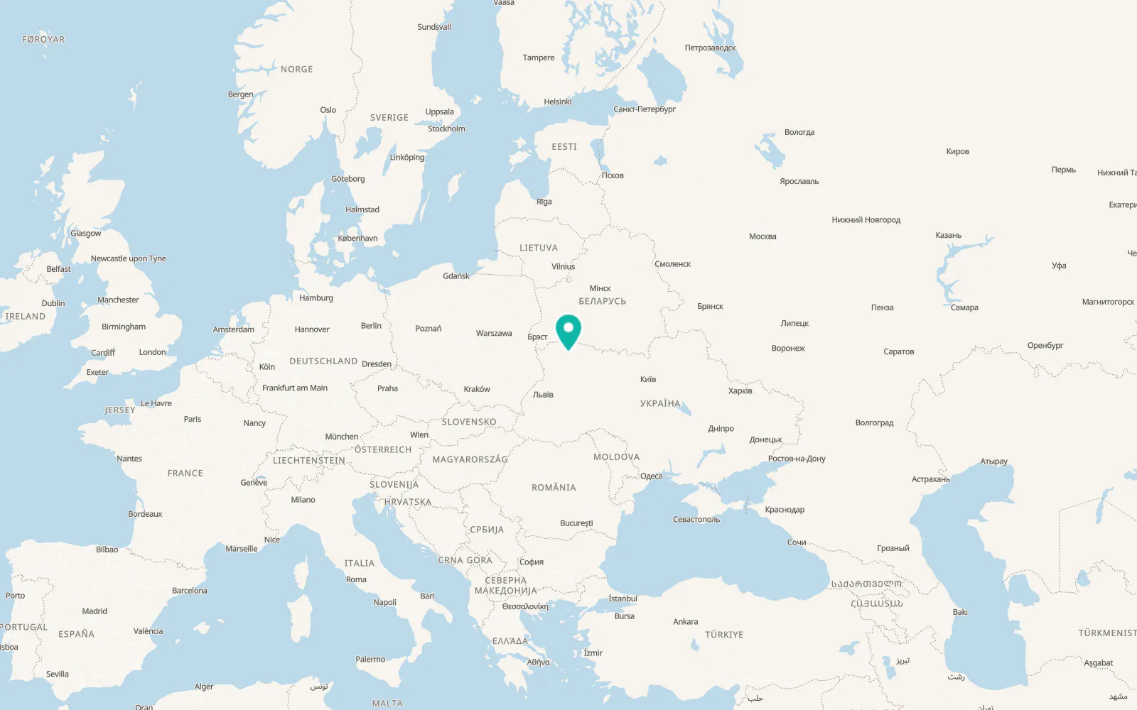 Map of Haluziia