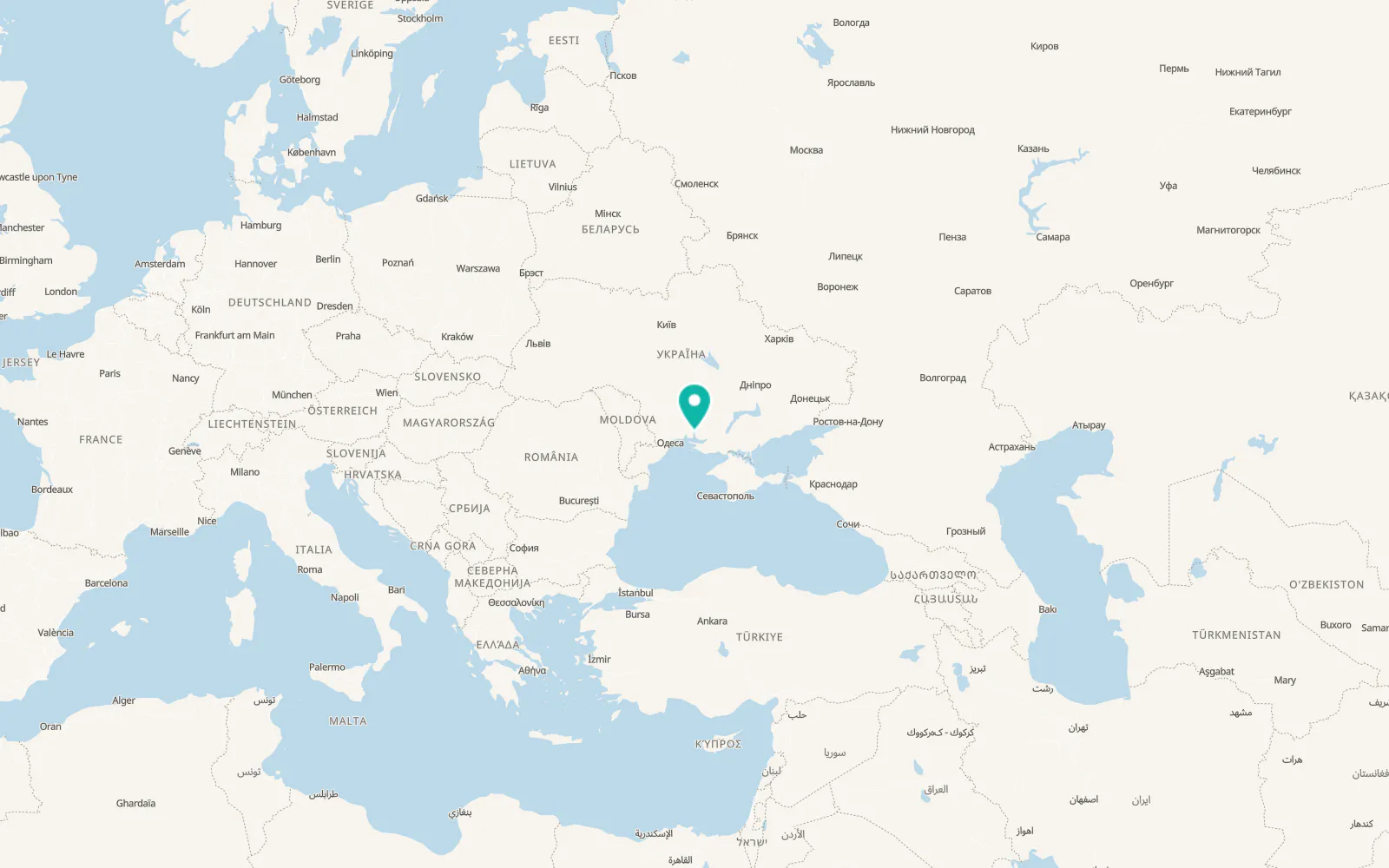 Map of Halytsynove