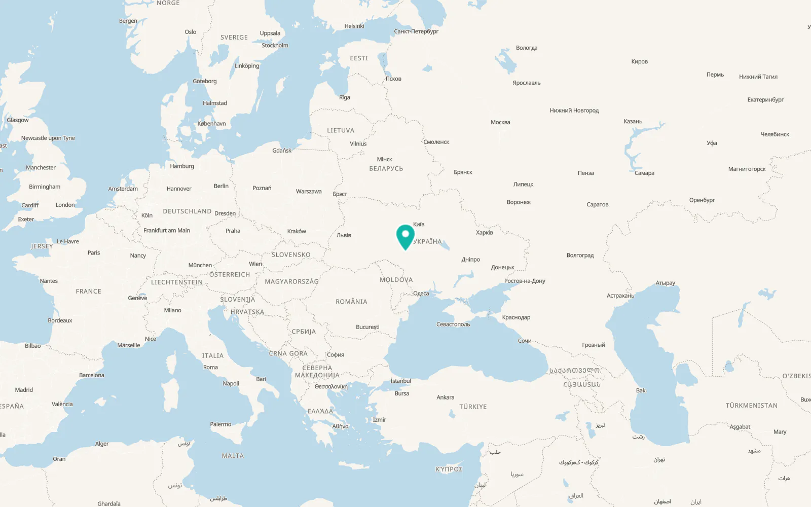 Map of Haysyn