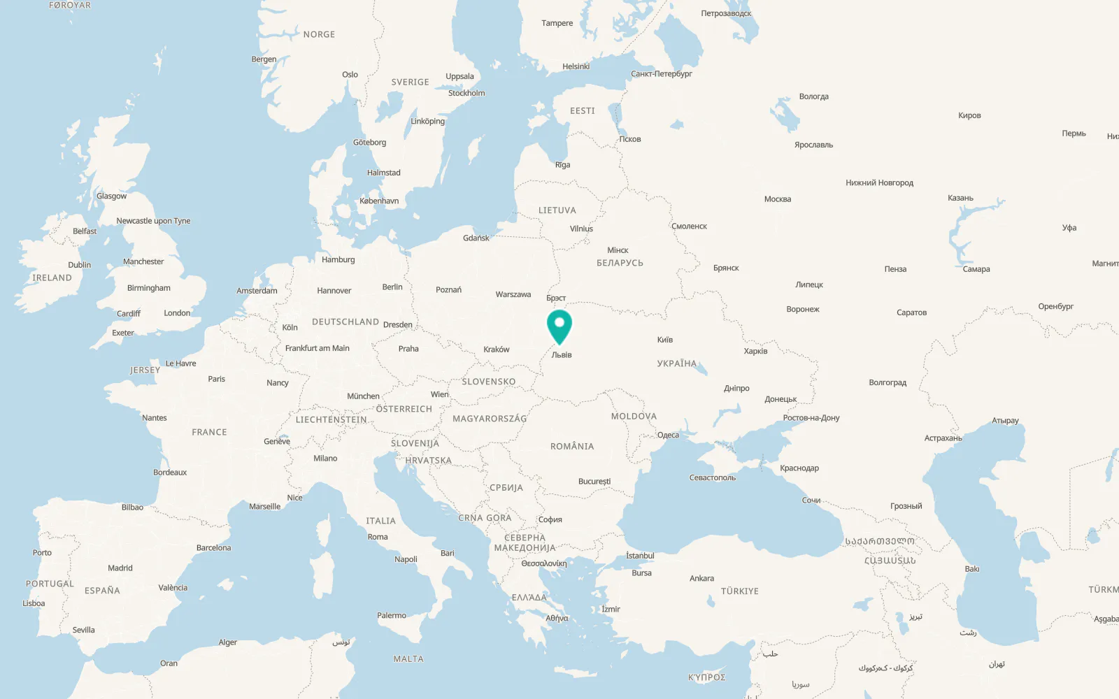 Map of Hlyns'k