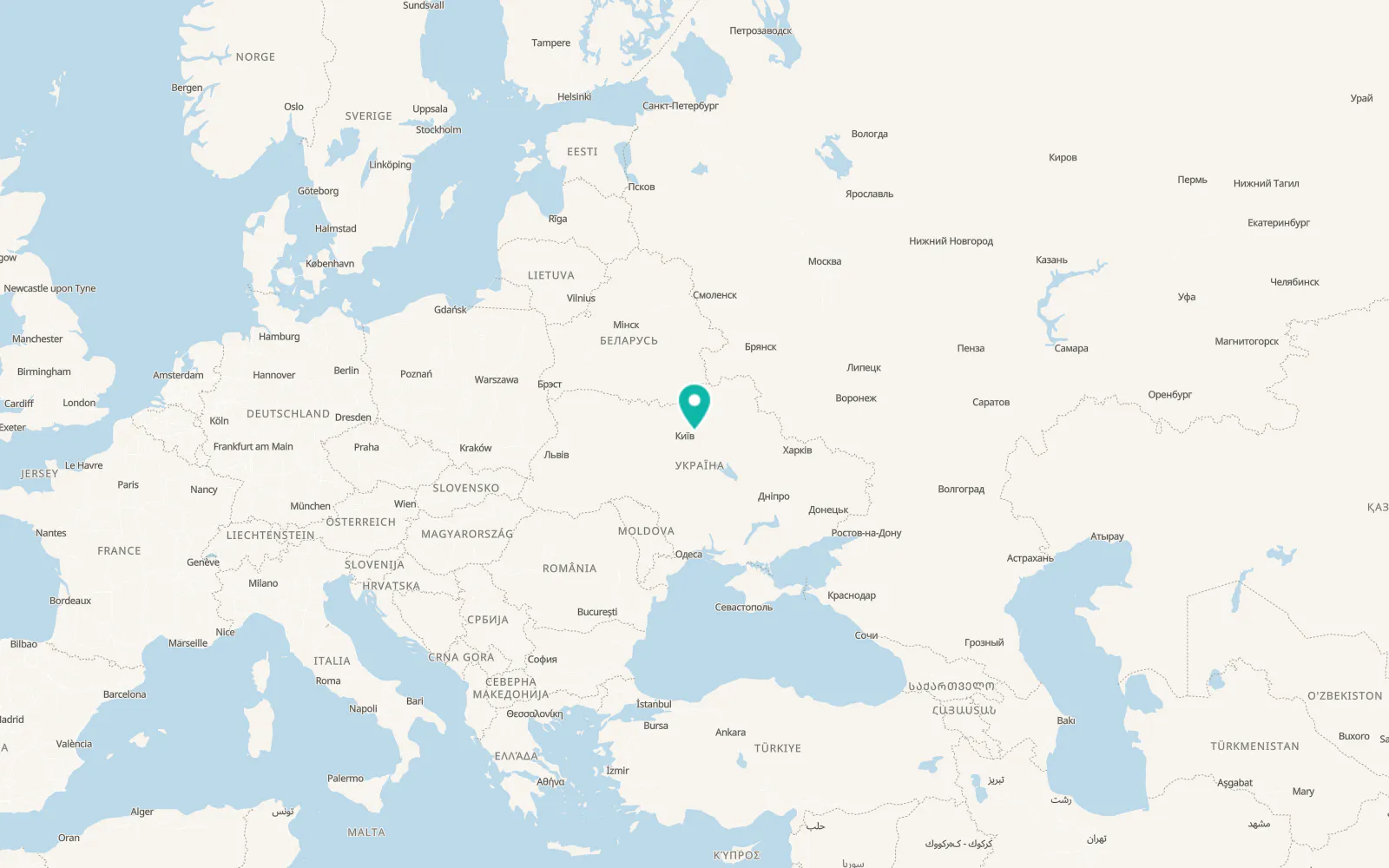 Map of Hoholiv