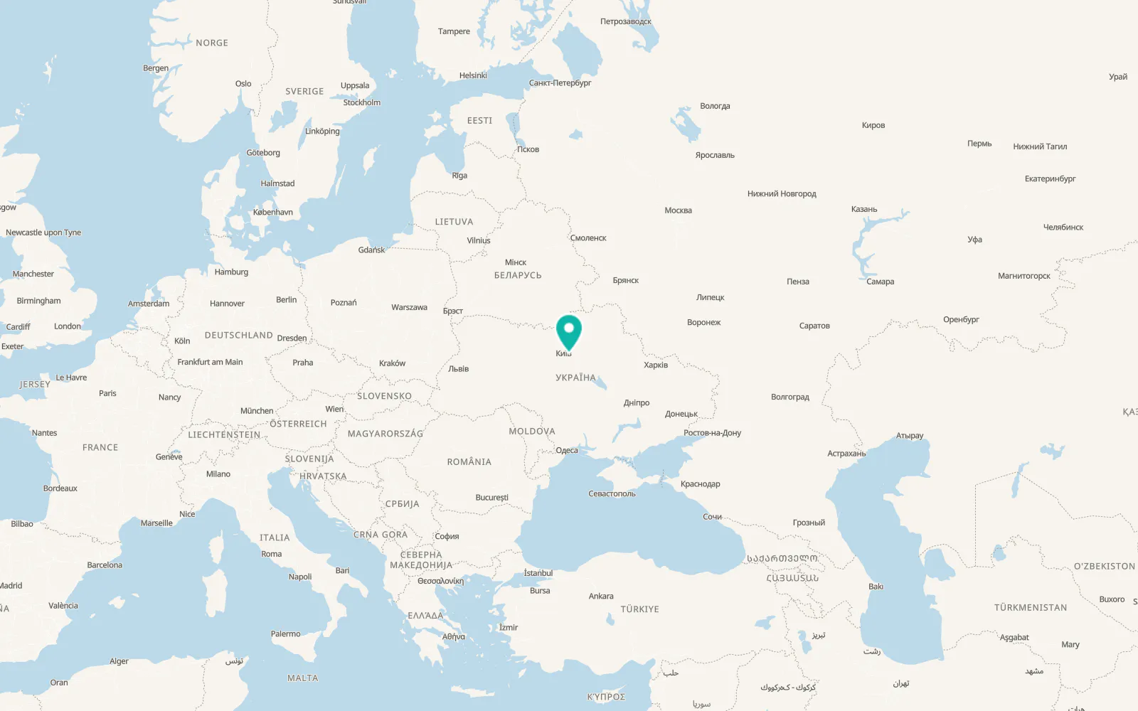 Map of Hora