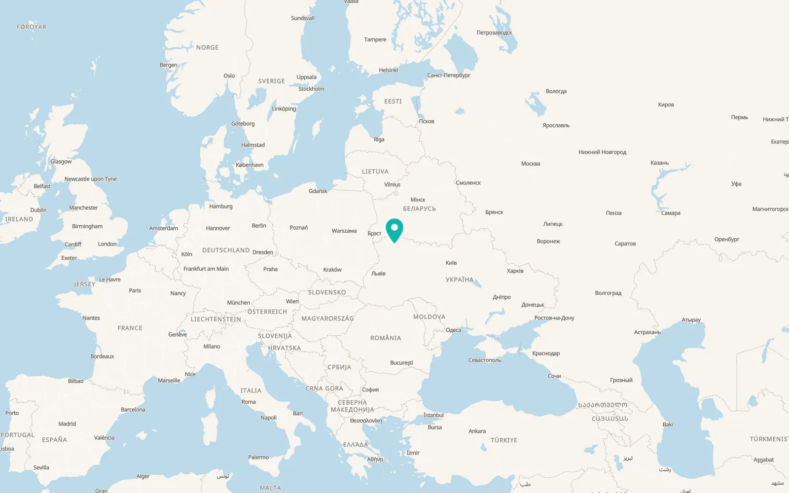 Map of Horodok