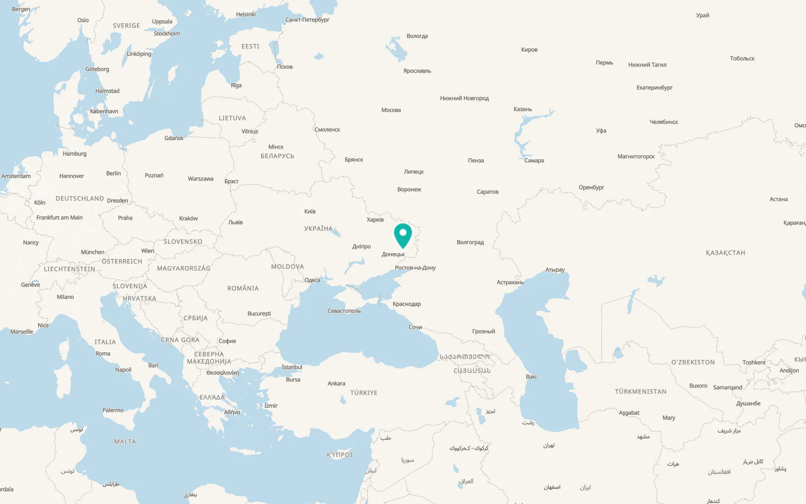 Map of Hrabove