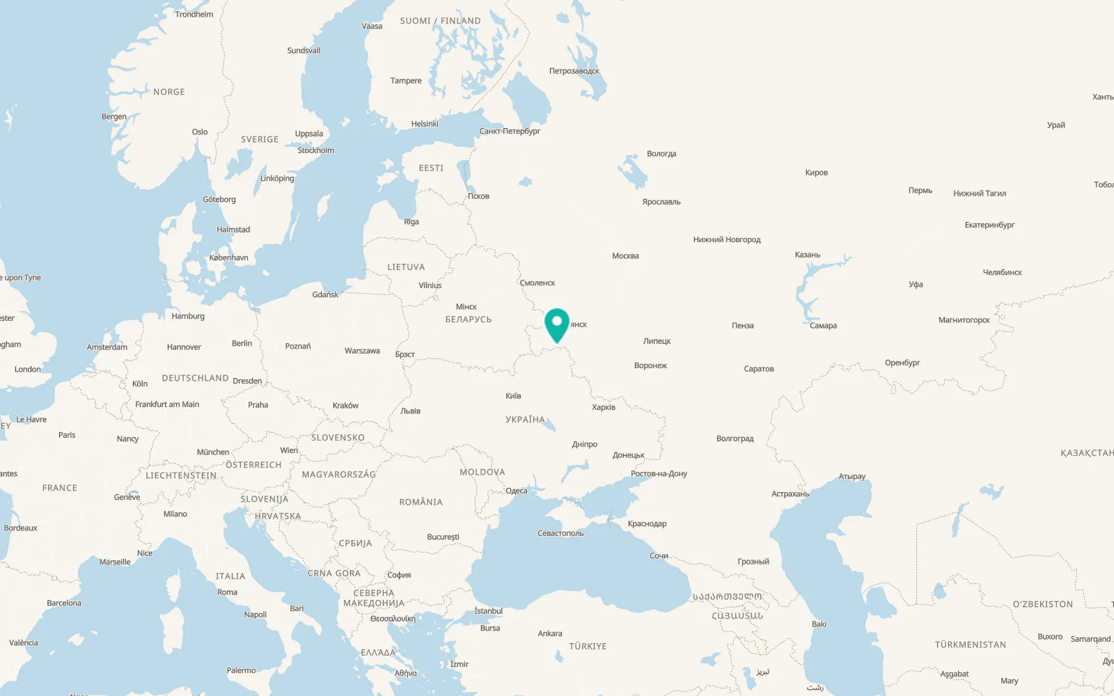 Map of Hremiach