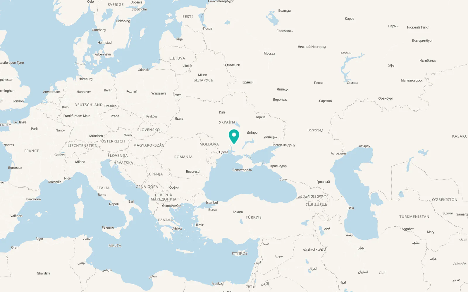 Map of Hreyhove