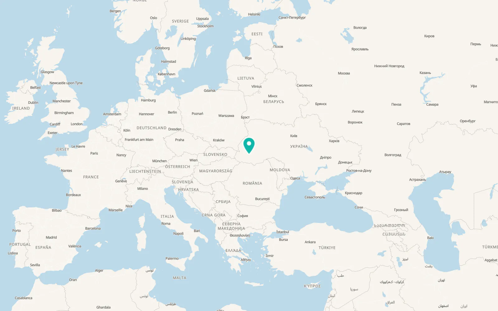 Map of Huta