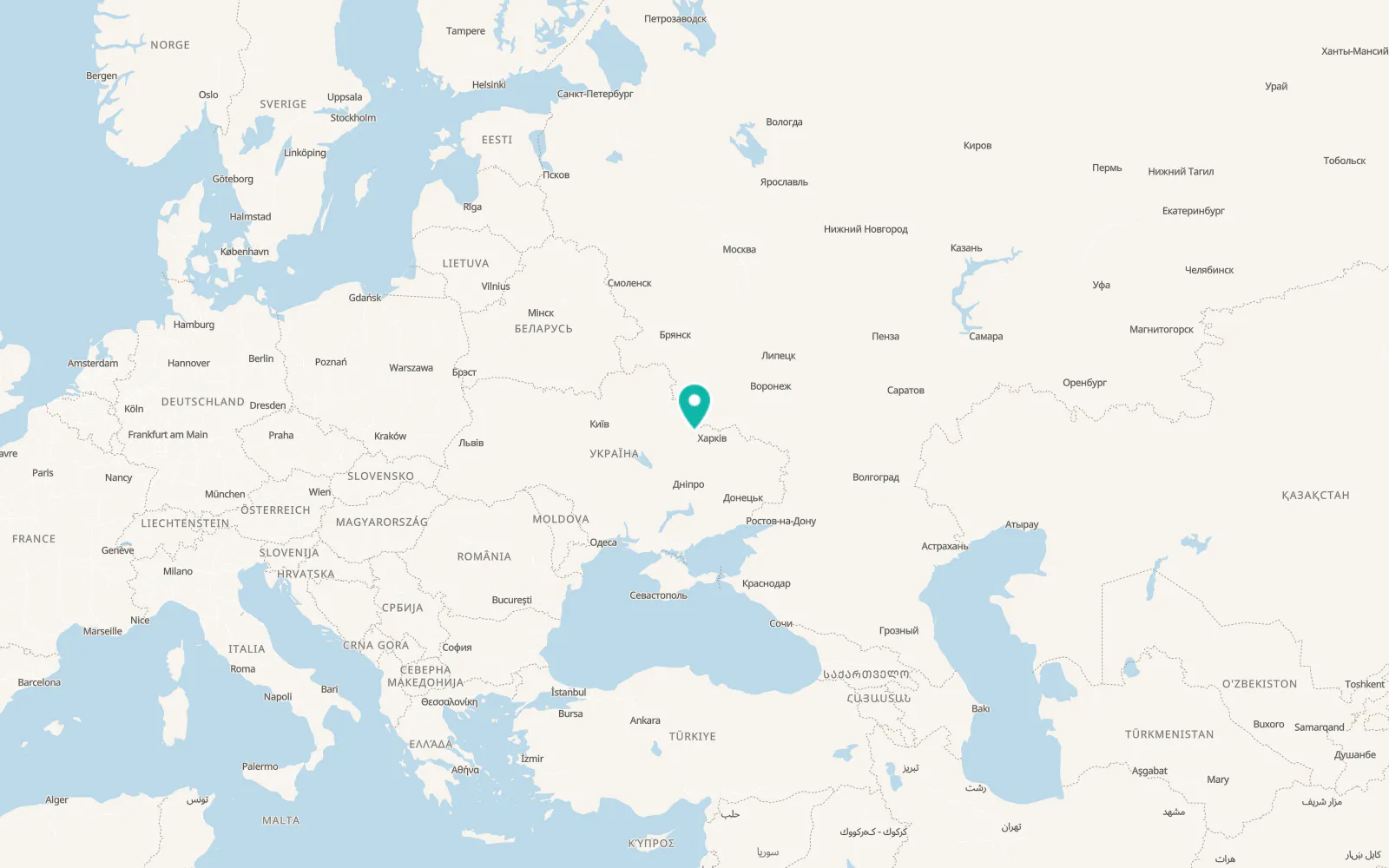 Map of Huty