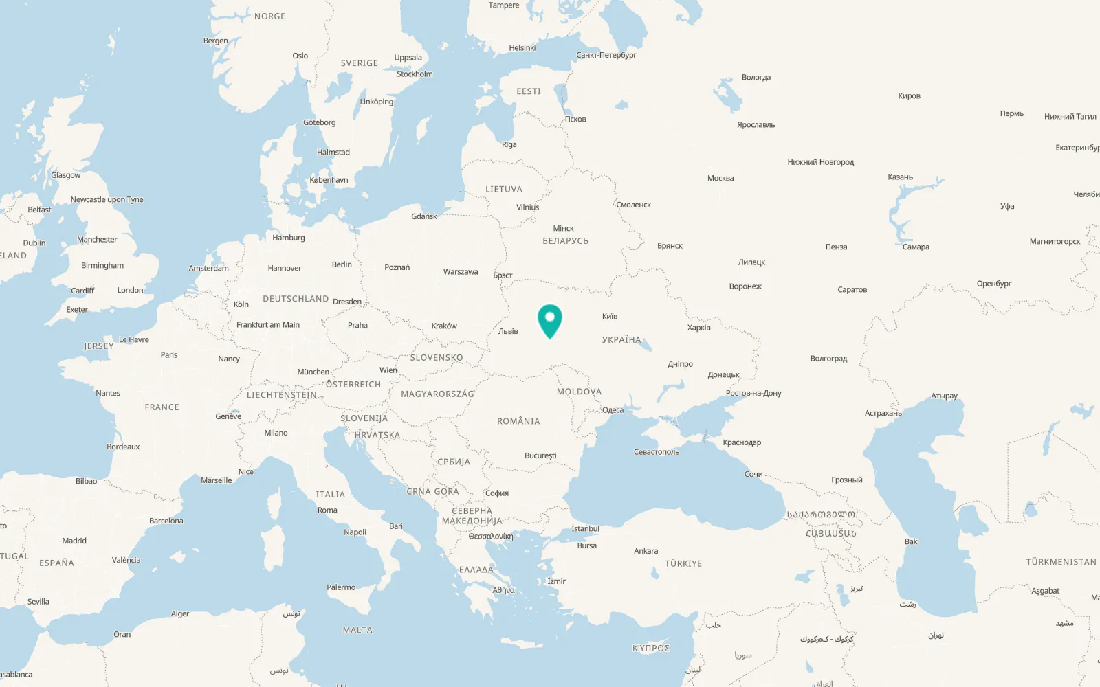 Map of Hvardiiske