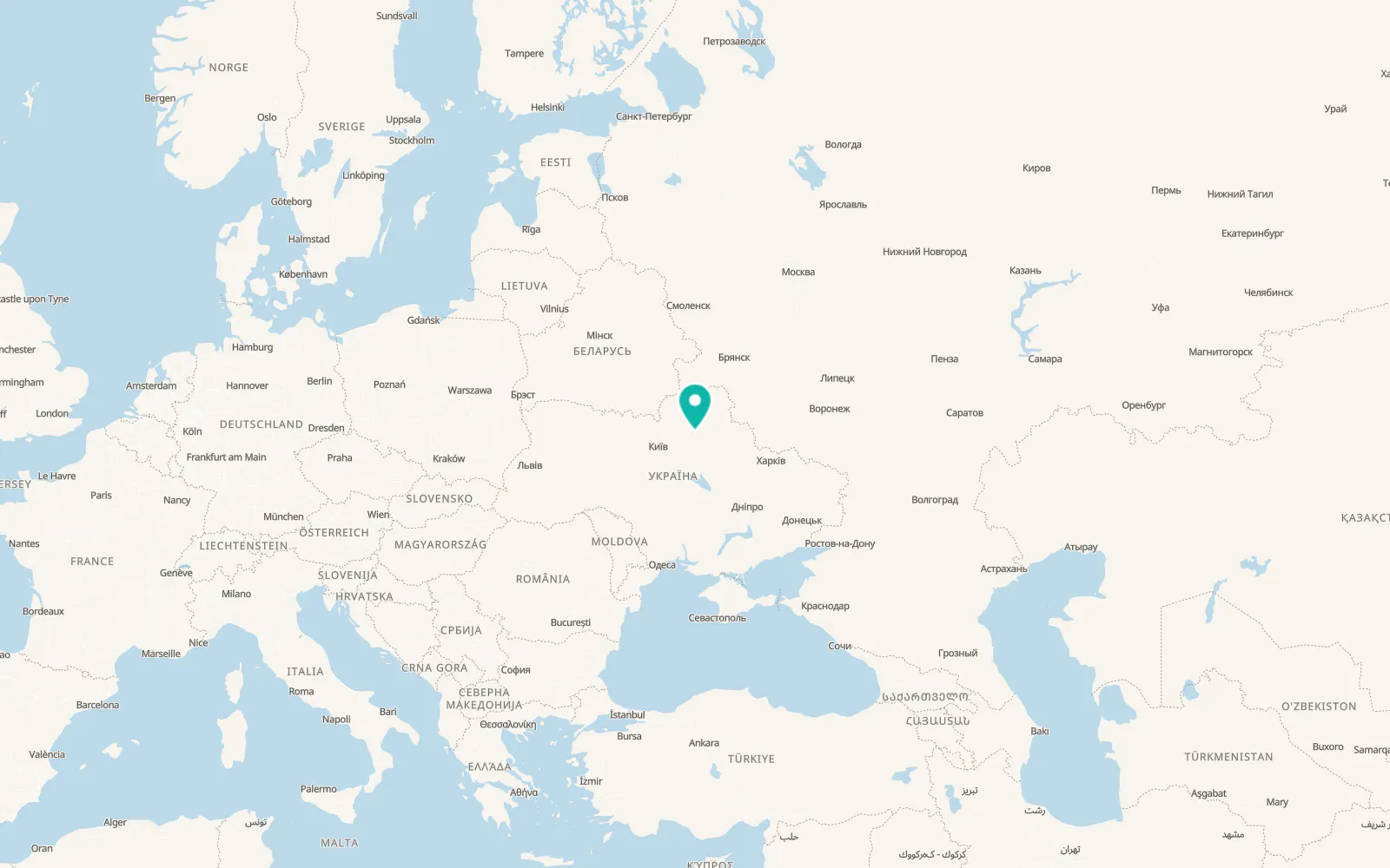 Map of Ichnia