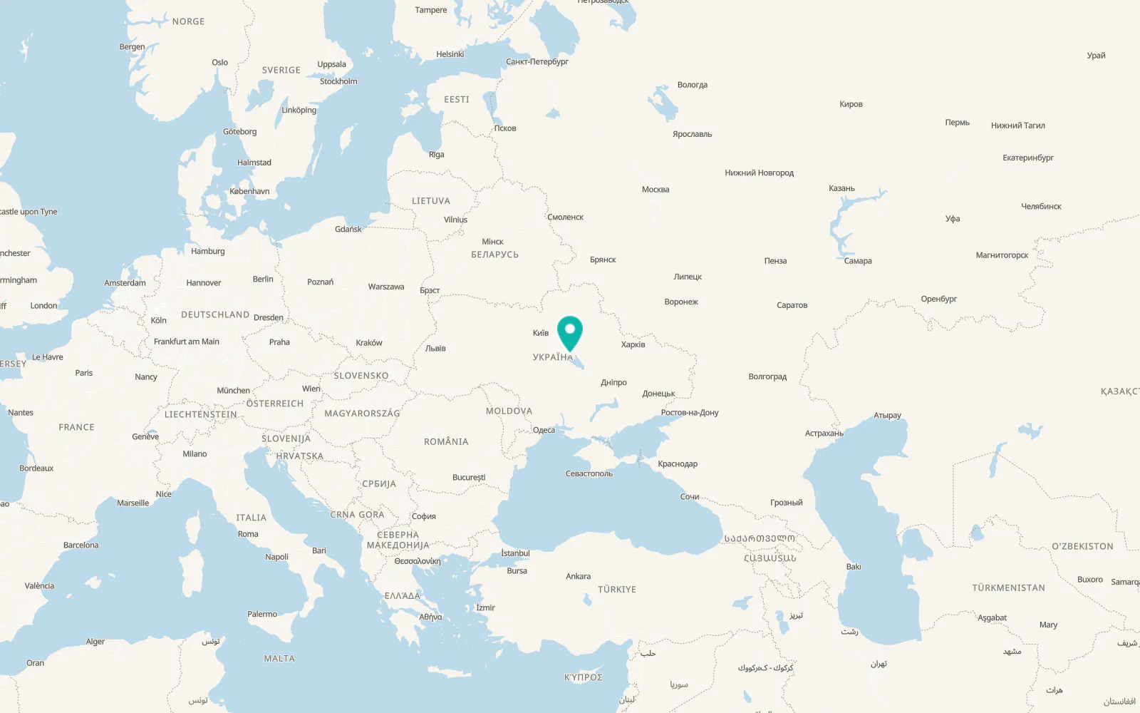 Map of Irkliiv