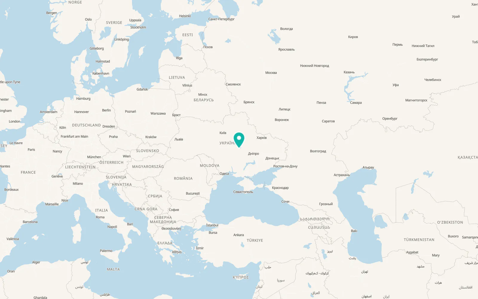Map of Ivanivka