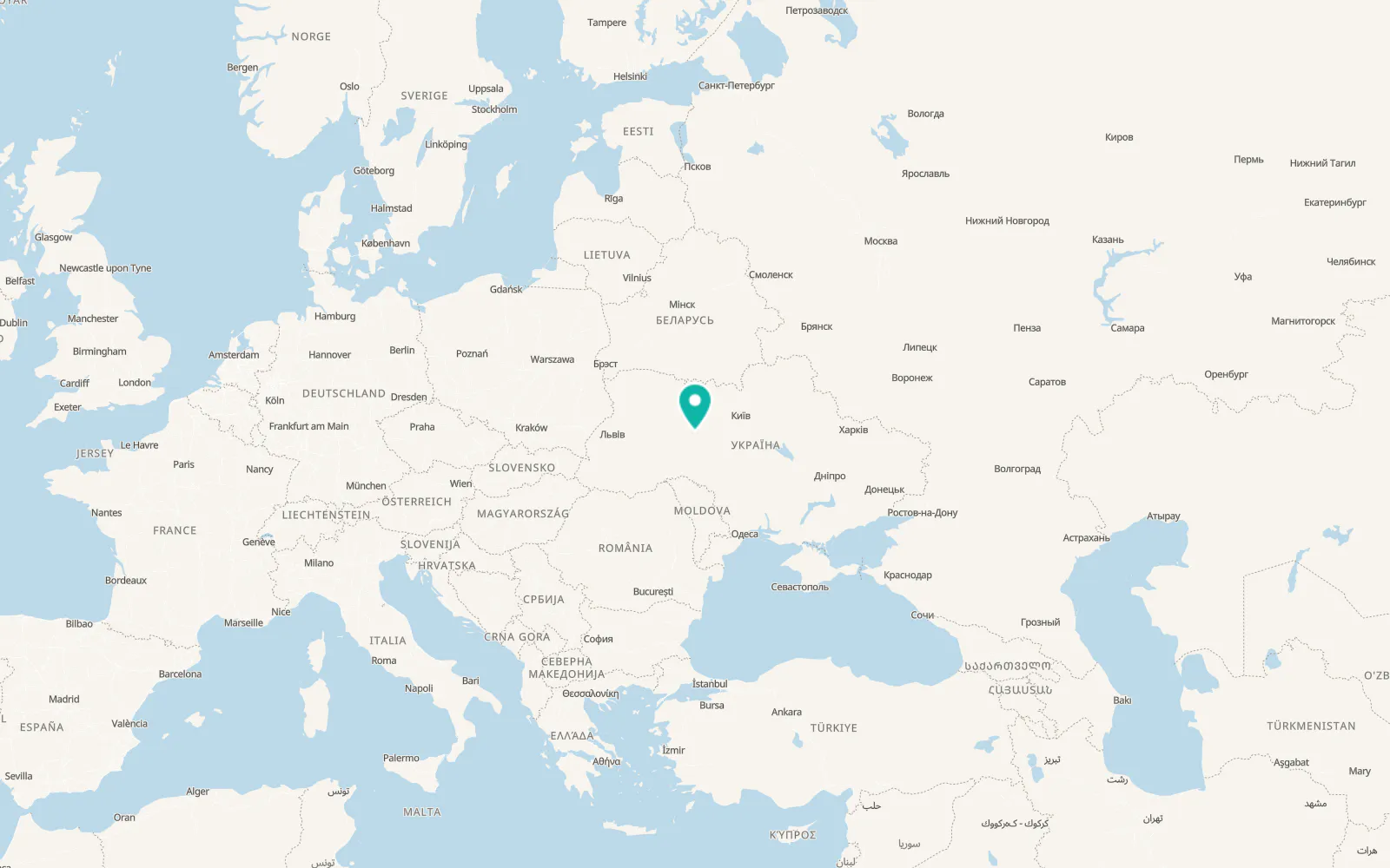 Map of Ivanopil