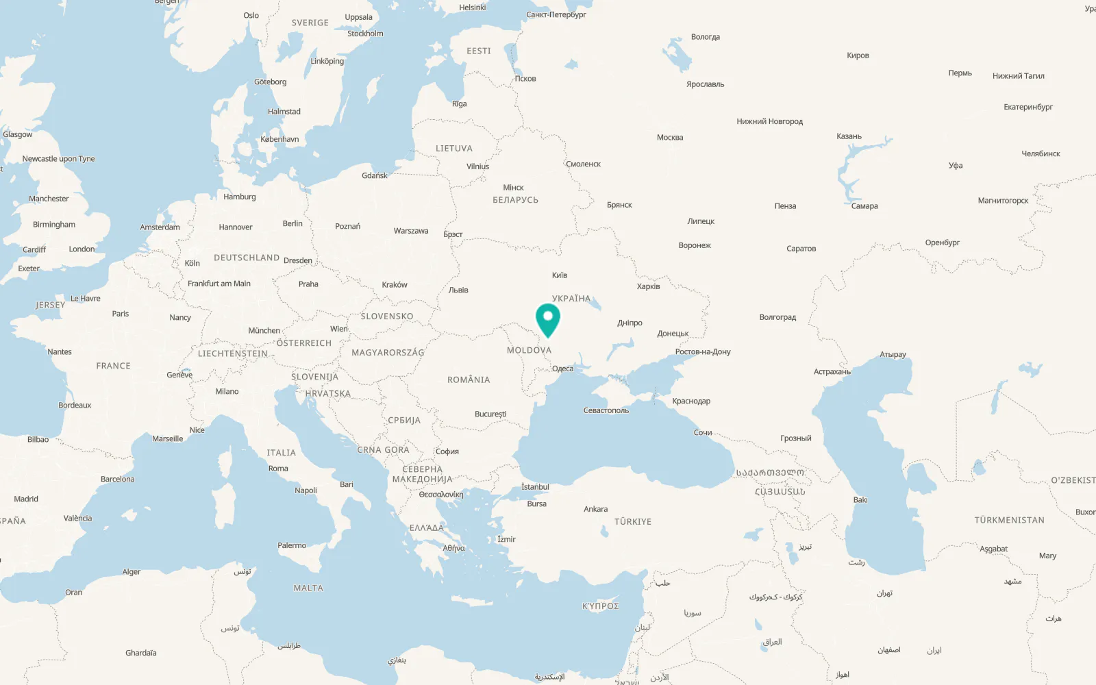 Map of Kachurivka