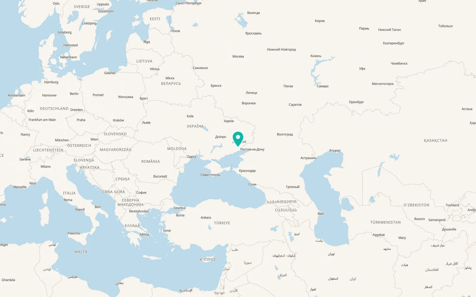 Map of Kalchyk