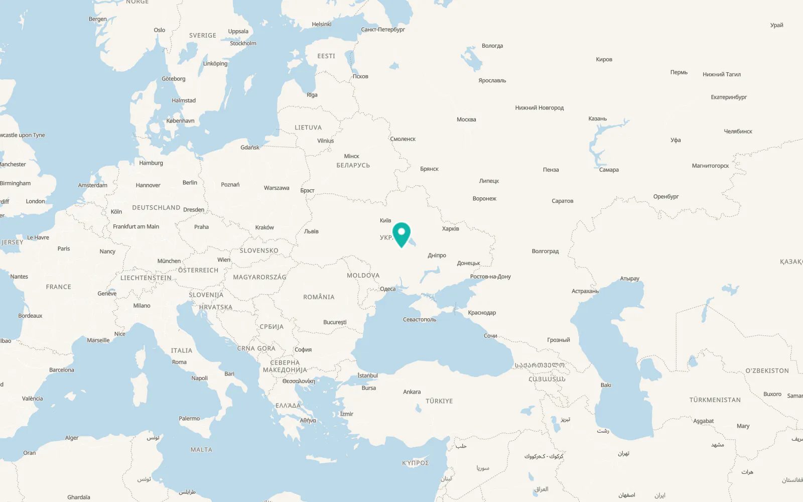 Map of Kanizh